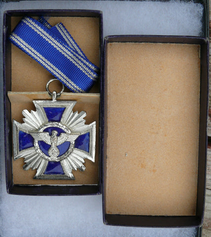 NSDAP 15yr Long Service Cross with case