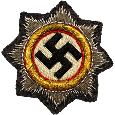 Cloth German Cross in Gold