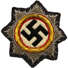 Cloth German Cross in Gold