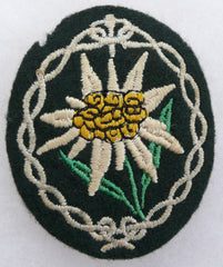 Army Sleeve Edelweiss insignia